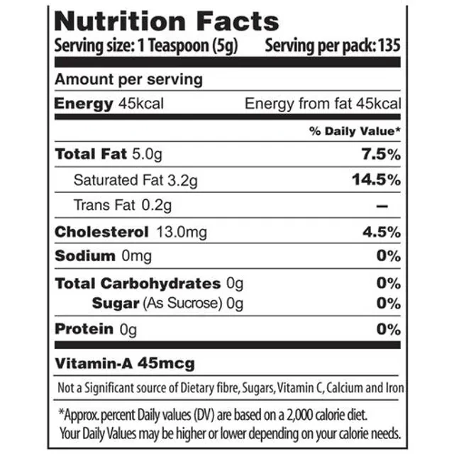 Gowardhan Pure Cow Ghee - Premium Quality, Rich In Vitamins, 750 ml Pouch-4.webp